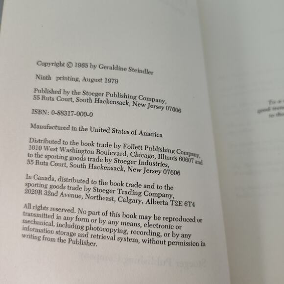 Game Cookbook Geraldine Steindler 1979 Venison Rabbit Quail Porcupine Snipe - Picture 9 of 15